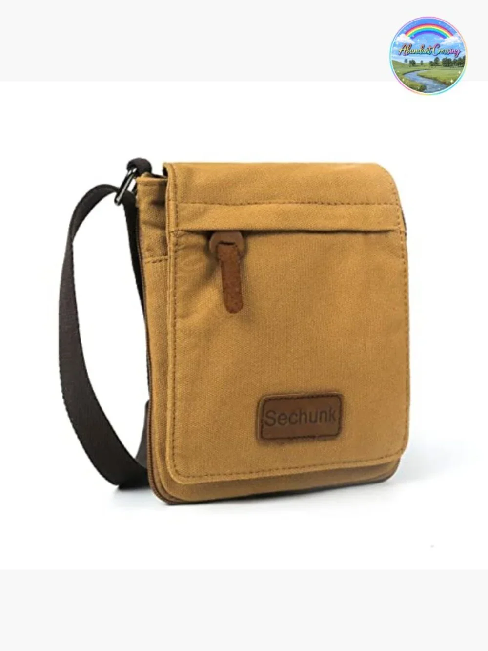 Vintage Canvas Messenger Crossbody Bag Shoulder Bag